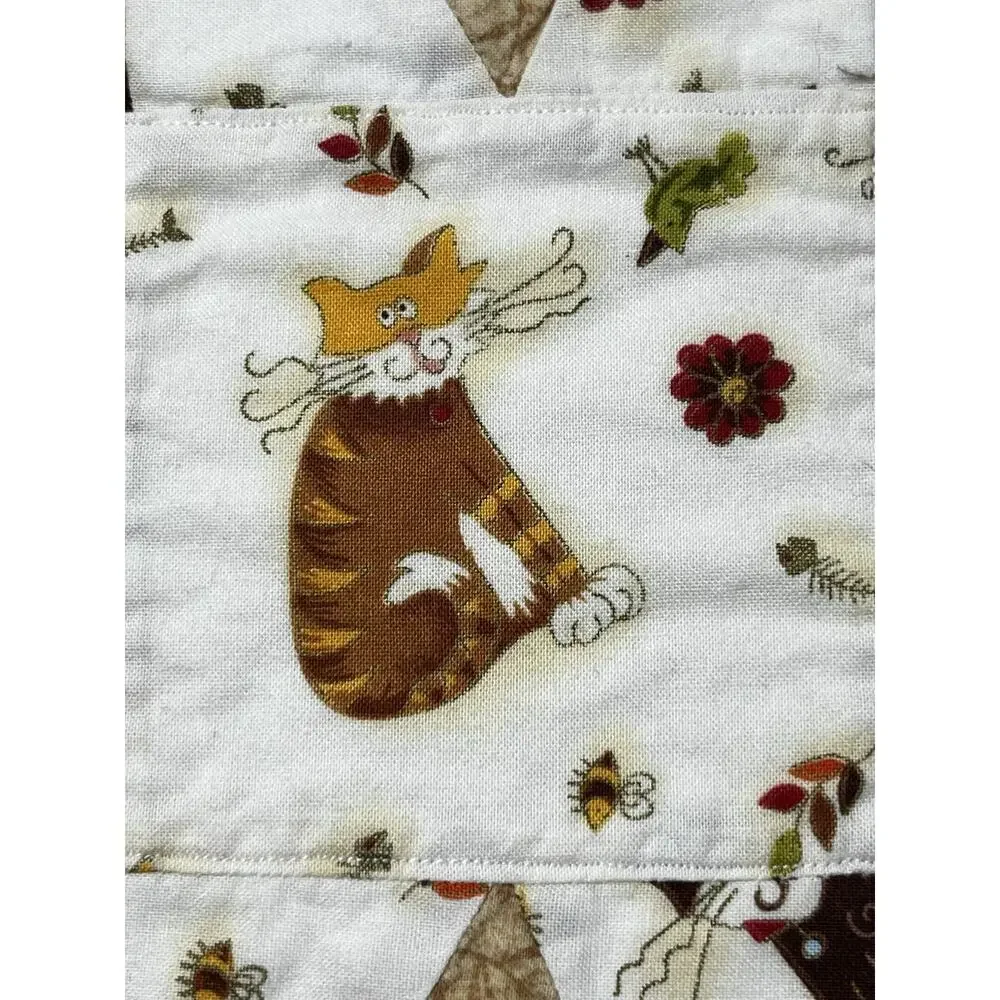 Handmade Cat Quilt 27
